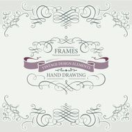 Calligraphy design elements N5