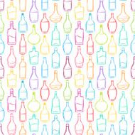 Seamless colored bottles