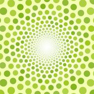 Abstract green background of small circles