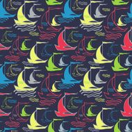 seamless pattern with ships N2