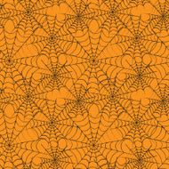 Spider web seamless pattern
