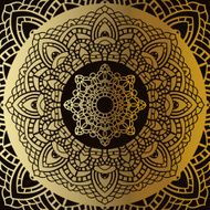Gold mandala