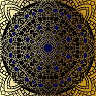 Vintage Gold mandala N3