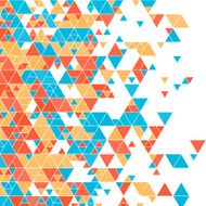 Sport Triangle Design Background Square