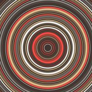 Mechanic Concentric Circle Abstract Pattern