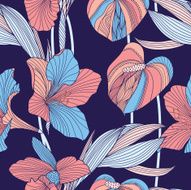 Seamless Floral Pattern N1049
