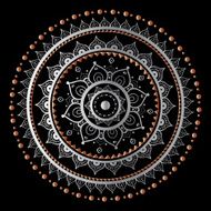 Silver mandala N7