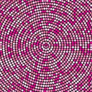 Retro Vintage Hypnotic Background Vector Illustration