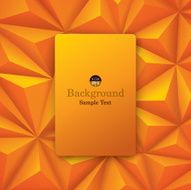 Yellow abstract background vector