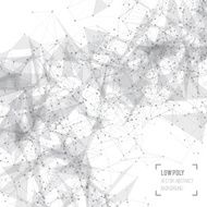Abstract mesh background with circles lines and shapes