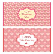 Valentine&#039;s day retro cards