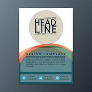 Vector design abstract Brochure Background Business Template Flyer Layout