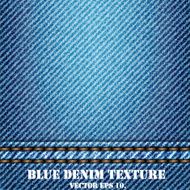 Blue Denim Texture Background Vector EPS 10
