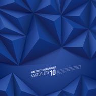 Blue vector geometric background