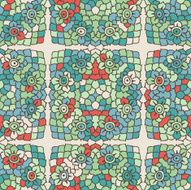 Seamless colorful background made of exotic pattern