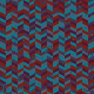 Retro Screen Printed Geometric Pattern N3