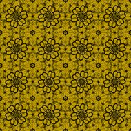 seamless pattern of black lace