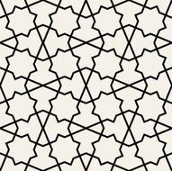 Arabic seamless ornament Abstract background