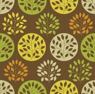 Seamless pattern with trees N10