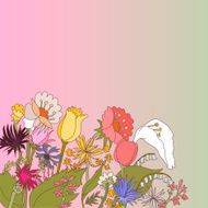 Abstract backdrop design
