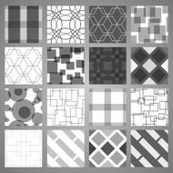 Geometric patterns set