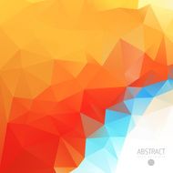 Abstract triangle colorful background N4