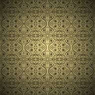Seamless arabic gold pattern