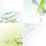 Technology Background Set EPS10
