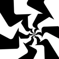 Spiral abstract background dynamic art