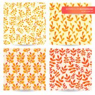 Vector Illustration with original floral background N15