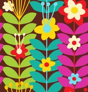 Decorative doodle background Summer texture N2