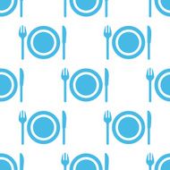 Plate seamless pattern