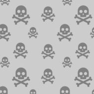 Skull seamless pattern