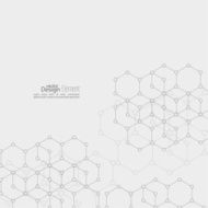 Abstract background with DNA molecule structure