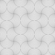 Slim gray circle striped pin will