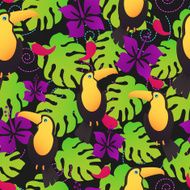 Toucan tropical pattern N2