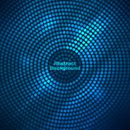 Abstract disco background with halftone