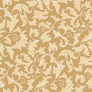Ornamental leafy wallpaper pattern N2