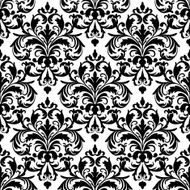 Classical Black and White Seamless Pattern