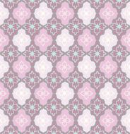 Ornamental floral seamless tiled background
