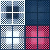 Simple geometrical irregular basket texture