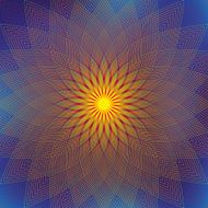 Abstract background with floral elements