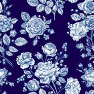Seamless pattern wit roses N2