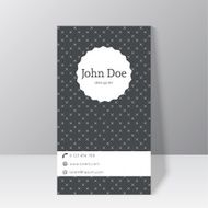 Trendy business card template N3