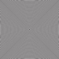 Abstract vector black and white striped background Optical illusion