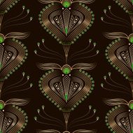 Seamless pattern graphic ornament floral