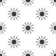 sun vector seamless pattern N3