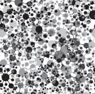 Molecule background seamless pattern