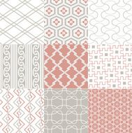 seamless japanese geometric pattern N2