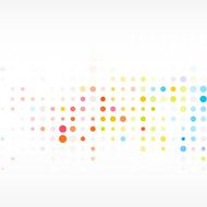 colorful polka dot pattern background